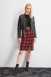 Plaid Knitted Skirt