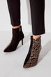 Suede Snake Pattern Women Boots