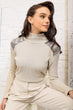 Women Shoulders Sequined Sweater Sweater