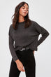 Upright Collar Knitted Blouse