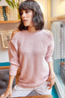 Women Shoulder Low-Cut Sweater Sweater