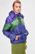 Color Block Inflatable Coat