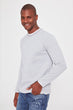 Male Internally Fabric Detailed Knitted Sweater New