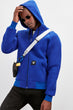 Male Hooded Kangaroo Pocket Zipper NEW coats