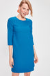 Petrol Three Quarter Sleeve Dress