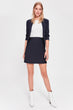 Navy Blue Straight Skirt