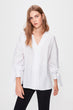 White Sleeve Detail Shirt