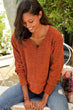 Women Gril V Collar Sweater f