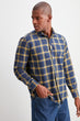 Male Slim Fit Plaid Lumberjack Shirt