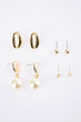 Pearl Sea Stone Multi Bijouterie Earrings