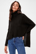 Turtleneck Asymmetrical Knitwear Sweater