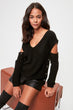 Cut Knitwear Sweater