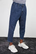 Male Pleated Tapared Jeans New