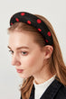 Red Polka Dot Hair Accessory Single Size
