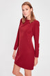 Burgundy Basic Dress