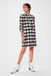 White Plaid Dress