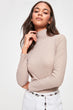 Upright Collar Knitted Blouse