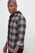 Male Slim Fit Plaid Shirt