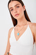Round End Detailed Bijouterie Necklace