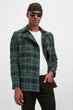 Male Plaid New Coat