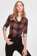 Black Plaids Shirt