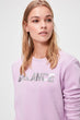 Sequined Basic Knitted Sweatshirt