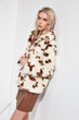 Patterned Plush Coat