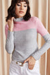 Women Half Turtleneck Soft Textured Body