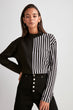 Striped Knitted Blouse