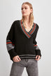 V-Neck Knitwear Sweater