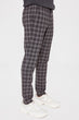 Men Plaid Slim Fit Chino Pants New