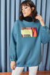 Women Sweater Detailed Thick Oversize Sweatshirt