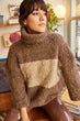 Women Mink Turtleneck Sweater