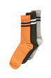 Striped 3'lü Socks