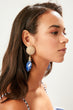 Color Detailed Bijouterie Earrings