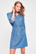 Blue Beli Fitted Denim Dress