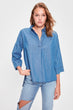 Blue Oversize Denim Shirt