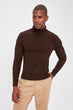 Male Turtleneck Textured Sweater New