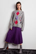Argyle Knitwear Sweater