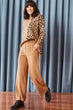 Women 'S Leopard Sweater Suit