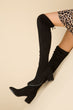 Black Suede Women Boots