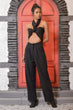 Women Black Palazzo Pants