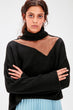 Tulle Detailed Knitwear Sweater