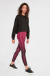 Damson Gradient Knitted Leggings