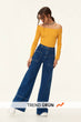 High Waist Baggy Flare Wide Leg Jean
