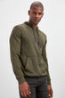 Male Hooded Long Sleeve Kangaroo Pocket Basic New Sweatshirt