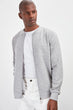 Male Front Zipper Cardigan