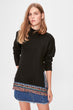 Black Accessory Detailed Knitwear Sweater