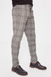 Men Plaid Slim Fit Chino Pants New