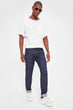 Navy Blue Men Harrow Destroylu Slim Fit Jeans
